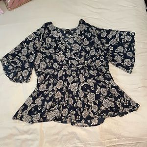 Torrid Faux wrap shirt